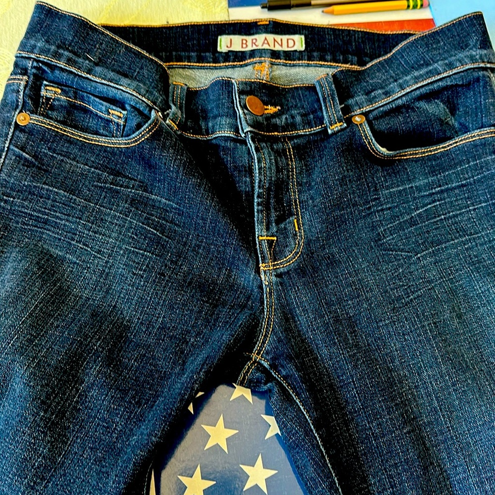 J brand love story gorgeous pants. Minor holes on the back due to heels.
